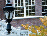 Custom masonry entry monument