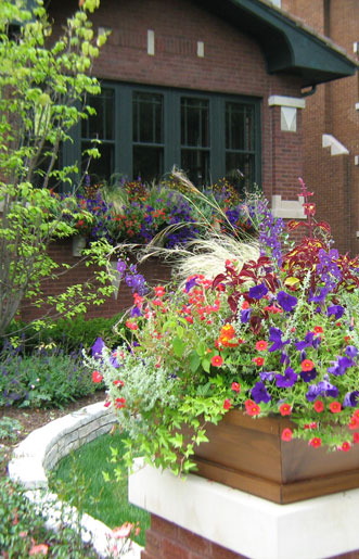 Colorful seasonal rotation completes a garden