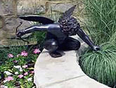 Custom water feature as a focal point